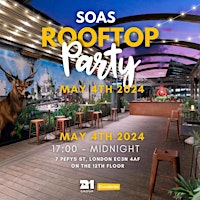 Primaire afbeelding van SOAS Rooftop Party (presented by 21 Group)