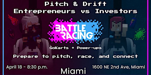 Primaire afbeelding van Pitch & Drift: Entrepreneurs vs Investors