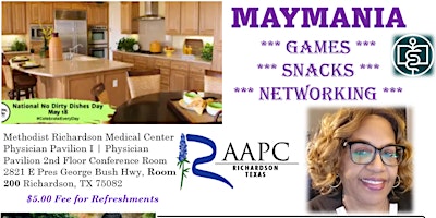 Imagem principal do evento AAPC Richardson, Texas Chapter MAYMANIA