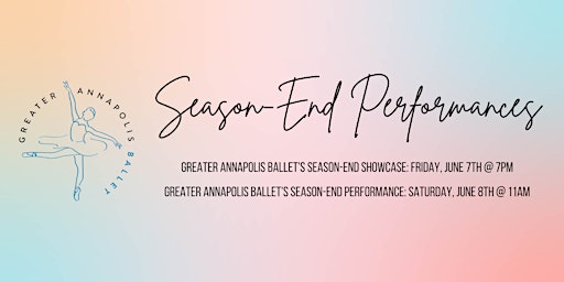 Hauptbild für Greater Annapolis Ballet's Season-End Performances