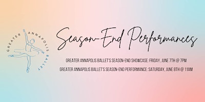 Image principale de Greater Annapolis Ballet's Season-End Performances