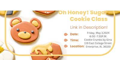 Imagen principal de Oh Honey!  Cookie Class