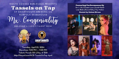 Imagem principal de Tassels on Tap: Mx. Congeniality Talent Burlesque & Variety Show