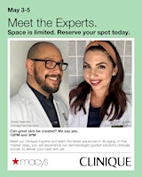 Clinique Meet the Experts Masterclass primary image
