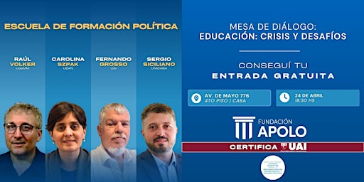 Immagine principale di FUNDACIÓN APOLO | Educación: Crisis y Desafíos 