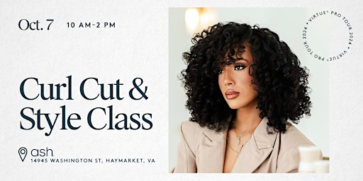 Imagem principal do evento Curl Cutting & Styling with Virtue® x Kindale Godbee