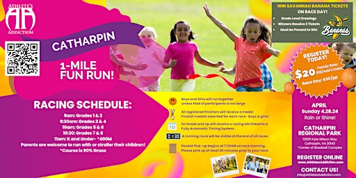 Primaire afbeelding van Catharpin 1-Mile Fun Run: April 28, 2024