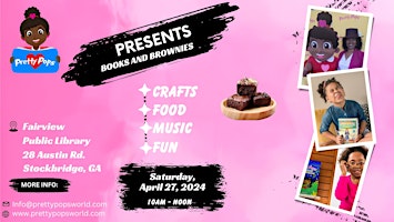 Imagem principal do evento PRETTY POPS BOOKS & BROWNIES