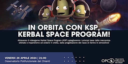Imagem principal do evento In orbita con KSP, Kerbal Space Program!
