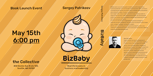 Image principale de Book Launch Party : BizBaby - Real life lessons on business & leadership