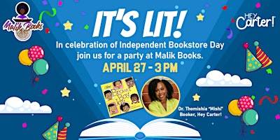 Imagem principal do evento It's LIT! A Party in Celebration of Independent Bookstore Day
