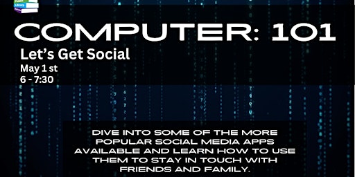 Primaire afbeelding van Computer 101: Let's Get Social