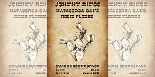 Johnny Ringo, Matagorda Band, Rosie Flores at Captain Quack's! primary image