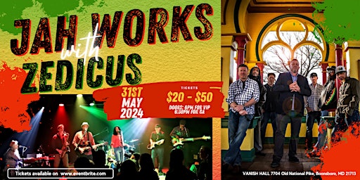 Imagen principal de Vanish Hall Presents: Jah Works