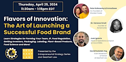 Imagem principal do evento Flavors of Innovation: The Art of Launching a Successful Food Brand