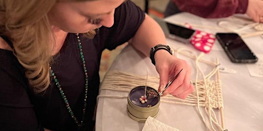 Candle Making + Macrame Workshop primary image