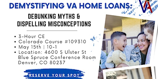 Imagem principal do evento Demystifying VA Home Loans