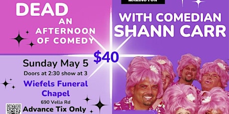 Mom's Dead: An Afternoon Of Comedy - Wiefels