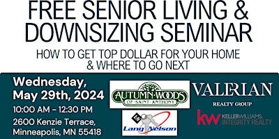 Imagem principal do evento Free Senior Living & Downsizing Seminar