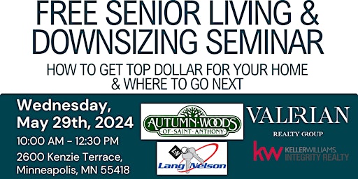 Imagem principal do evento Free Senior Living & Downsizing Seminar