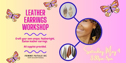 Primaire afbeelding van Leather Earrings Workshop