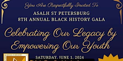 Imagem principal do evento 2024 ASALH Black History Gala