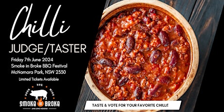 Chilli Cook Off Official Taster