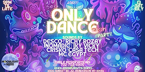 Image principale de Only Dance Neon Party