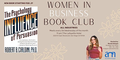 Primaire afbeelding van BOOK CLUB - Women in Business SAN DIEGO