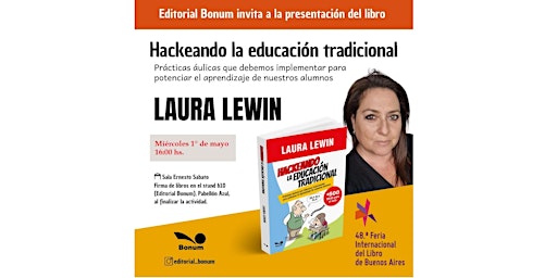 Imagem principal do evento Presentación de "Hackeando la educación tradicional"-Feria del Libro