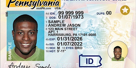 Pa Identification for Teen Boys  (PennDot Trip)