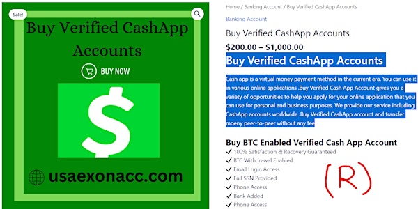Can you buy Cash App accounts.. (Yes)