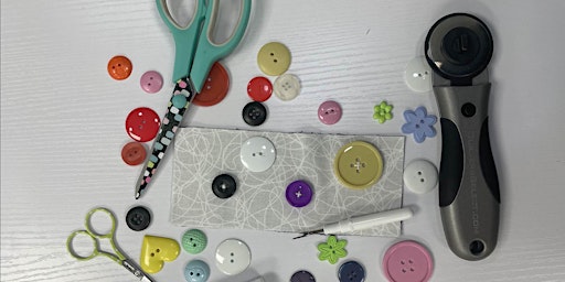 Primaire afbeelding van Learn to Sew Sewing 101: Buttons and Zippers Sewing Class – Arvada