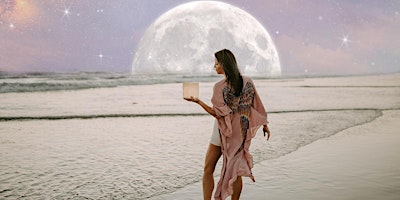 Imagen principal de Pink Full Moon: Beach Sunset Reiki Sound Bath