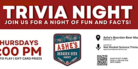 Ashe's Bearden Beer Market Trivia Night
