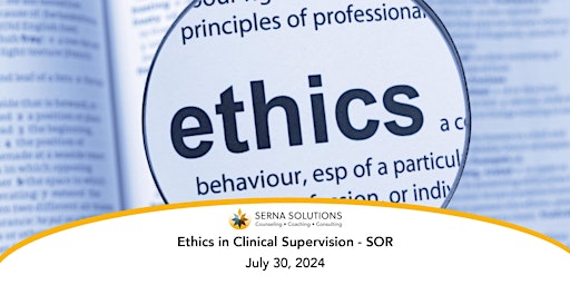 Image principale de Ethics: in Clinical Supervision - SOR