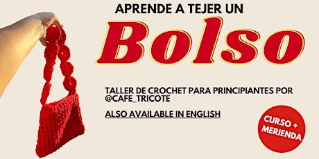 Aprende a tejer un bolso de crochet para principiantes! (English & Español)