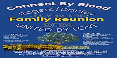 Primaire afbeelding van Rogers/Danley Family Reunion 2024