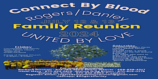 Imagem principal do evento Rogers/Danley Family Reunion 2024