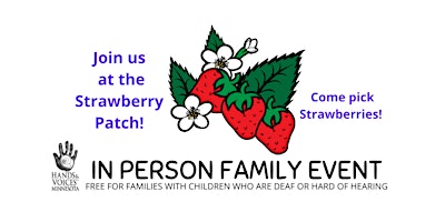 Imagen principal de MNH&V Up, Up, we pick Strawberries Event