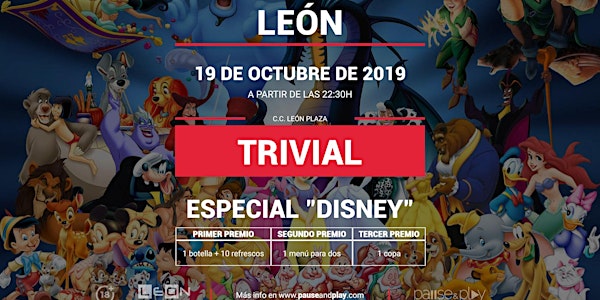 Trivial Especial Disney en Pause&Play León Plaza