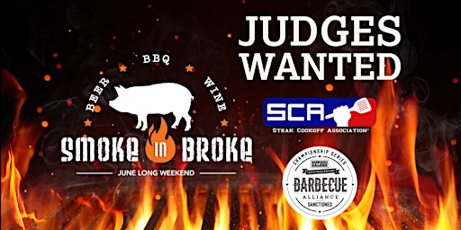 BBQ Judges for Smoke in Broke BBQ Festival primary image