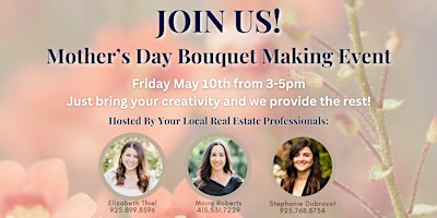 Image principale de Mother's Day Bouquet Making Event!