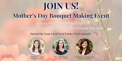 Imagem principal do evento Mother's Day Bouquet Making Event!