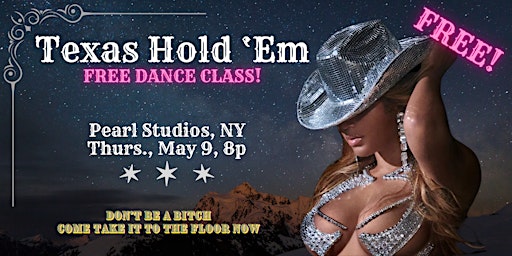 Primaire afbeelding van Beyonce's TEXAS HOLD 'EM FREE one-hour dance class in Manhattan