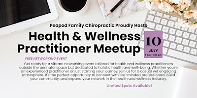 Immagine principale di Health & Wellness Practitioner Meetup 