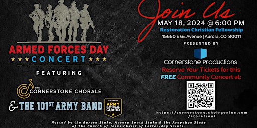 Imagem principal do evento Armed Forces Day Community Concert