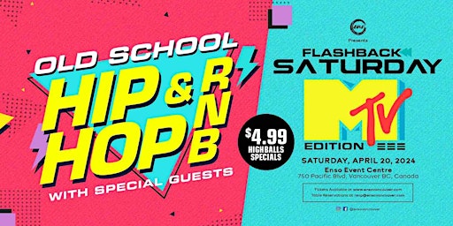 Imagem principal do evento FLASHBACK SATURDAY - MTV EDITION