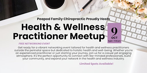 Imagem principal do evento Health & Wellness Practitioner Meetup