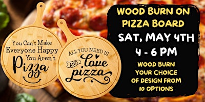 Imagem principal do evento Wood Burn on a Pizza Board